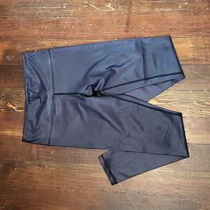 Zyia Active Black Metallic Light n Tight Hi-Rise 7/8 24", worn twice